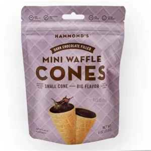 Chocolate Waffle Cones 500Mg ( 5 in a pack )